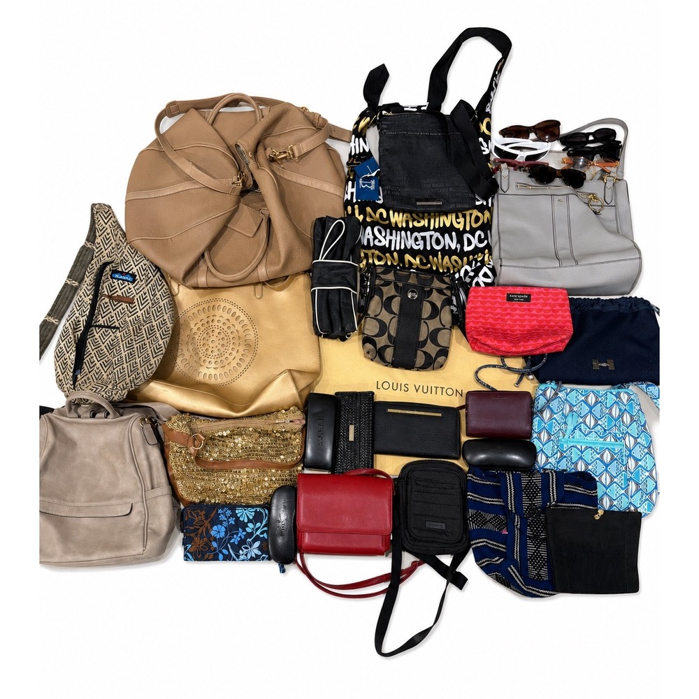 Coach, Kate Spade, LV, RL Purse & Wallet 32 Pieces Wholesale Reseller Lot NWT